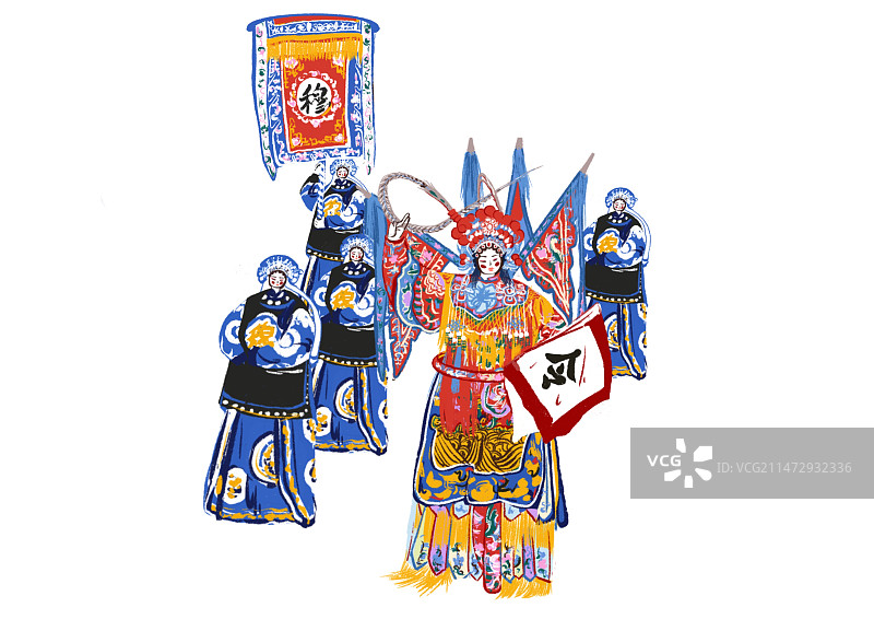 穆桂英挂帅图片素材