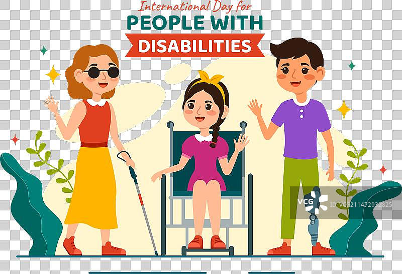 国际残疾人日图片素材