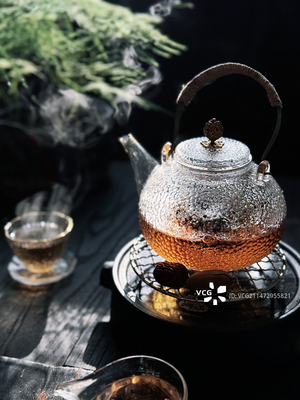 围炉煮茶图片素材