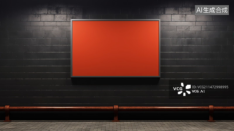 【AI数字艺术】靠墙的空椅子图片素材