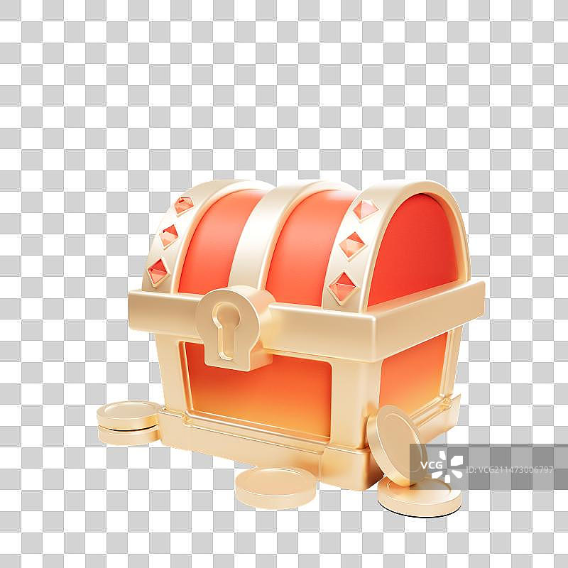 三维素材-宝箱图片素材