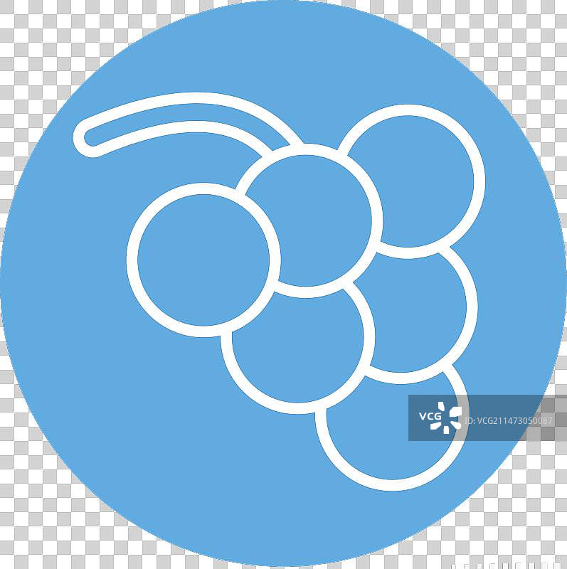 葡萄果蔬类图标图片素材