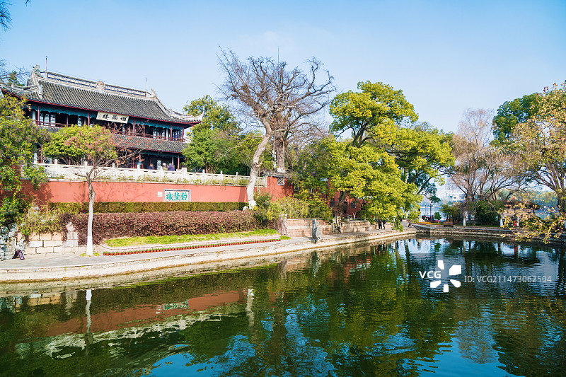 嘉兴南湖烟雨楼图片素材