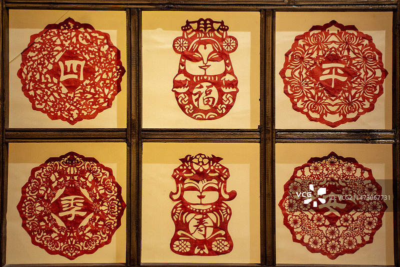 宝鸡剪纸/宝鸡民俗博物馆图片素材