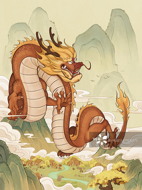 龙启民魂图片素材