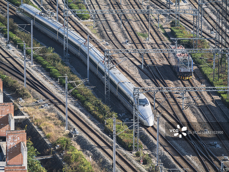 中国高铁“青铜剑”CRH-380AM图片素材