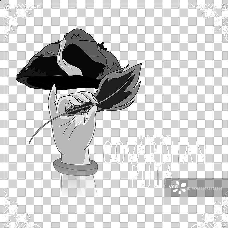 印度节日Govardhan Puja活动背景图片素材