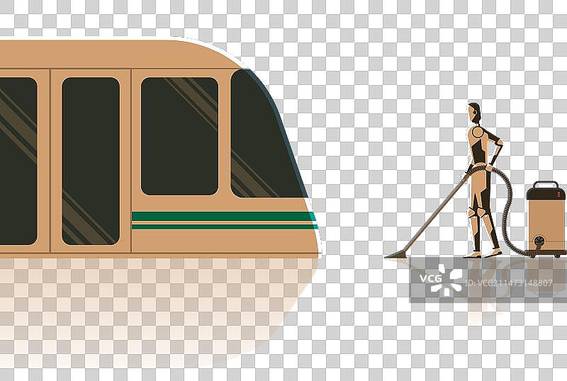 科技概念机器人取代人类图片素材