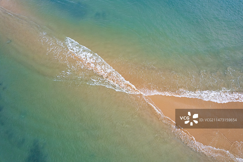 福建漳州市东山岛南屿双面海航拍视角风光图片素材
