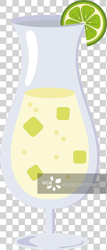 凯匹林纳鸡尾酒杯设计图片素材