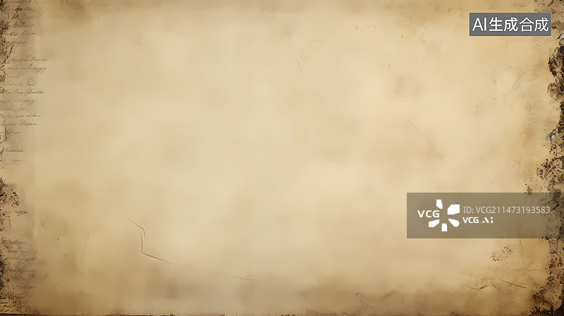【AI数字艺术】数码复古怀旧牛皮纸图形海报手PPT背景图片素材