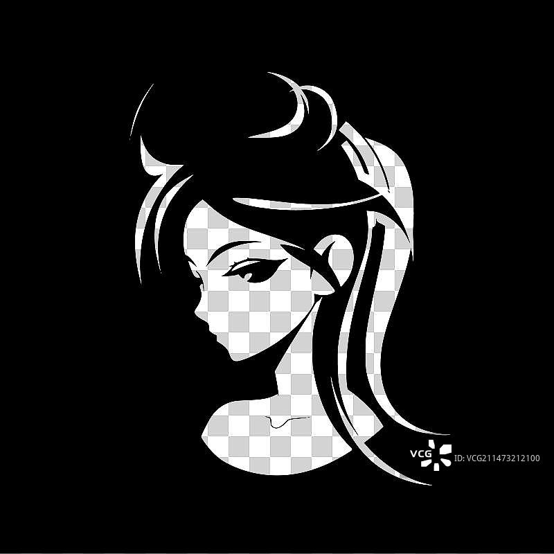 极简扁平风动漫logo图片素材