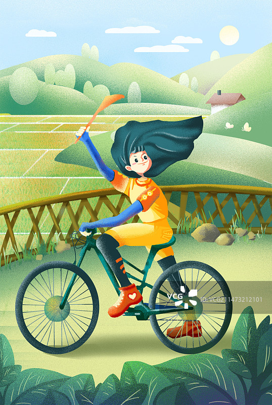 踏青郊游图片素材