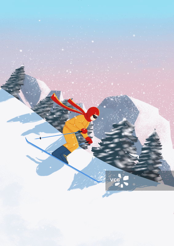 滑雪图片素材