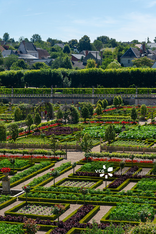 法国卢瓦尔河畔境内维朗德里城堡图片素材