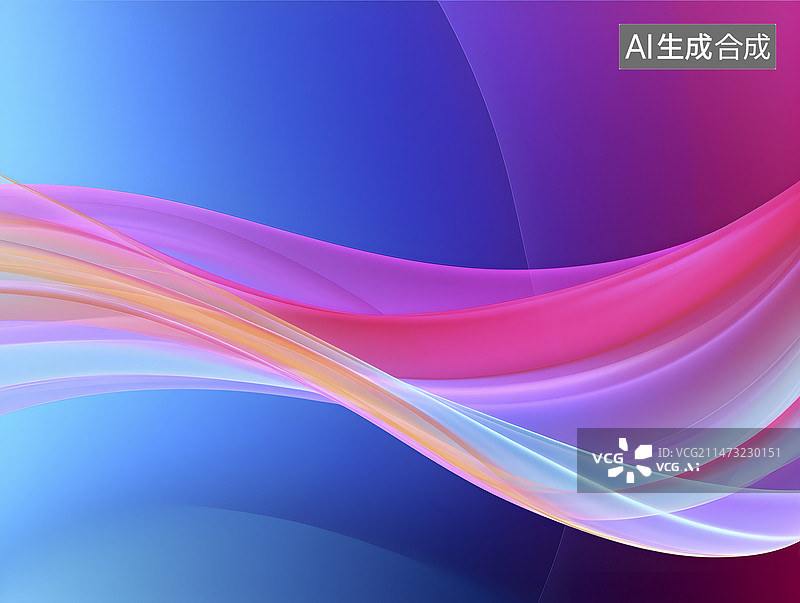 【AI数字艺术】飘舞的丝巾背景图片素材