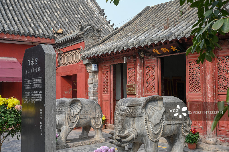 中国开封大相国寺景区建筑图片素材