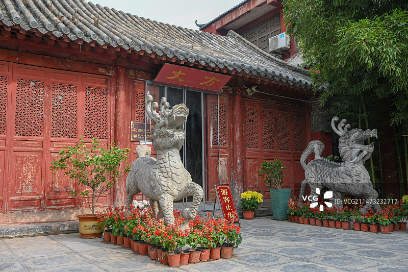 中国开封大相国寺景区建筑图片素材