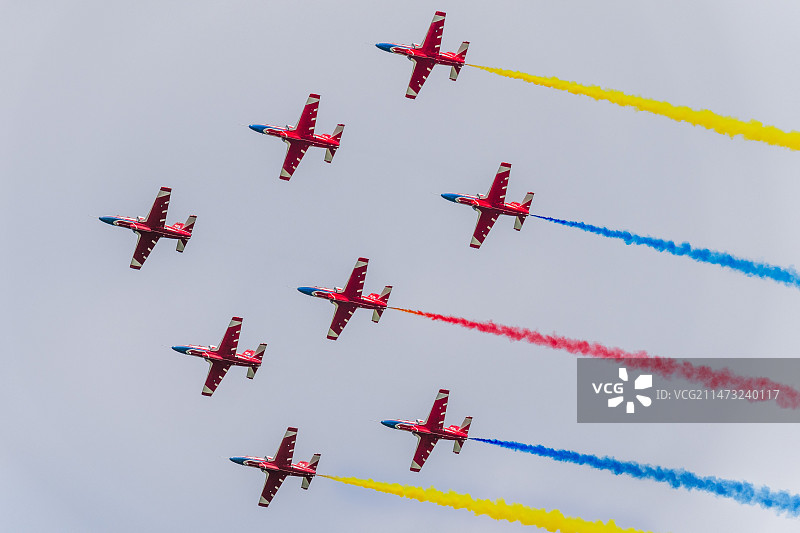 2022长春航展飞行表演图片素材