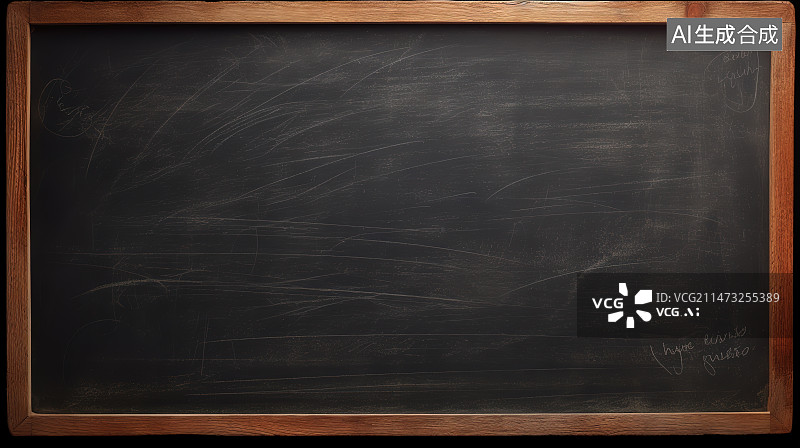 【AI数字艺术】在黑板上的黑板上的课文的正上方图片素材