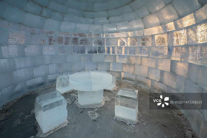 冰房子内部图片素材