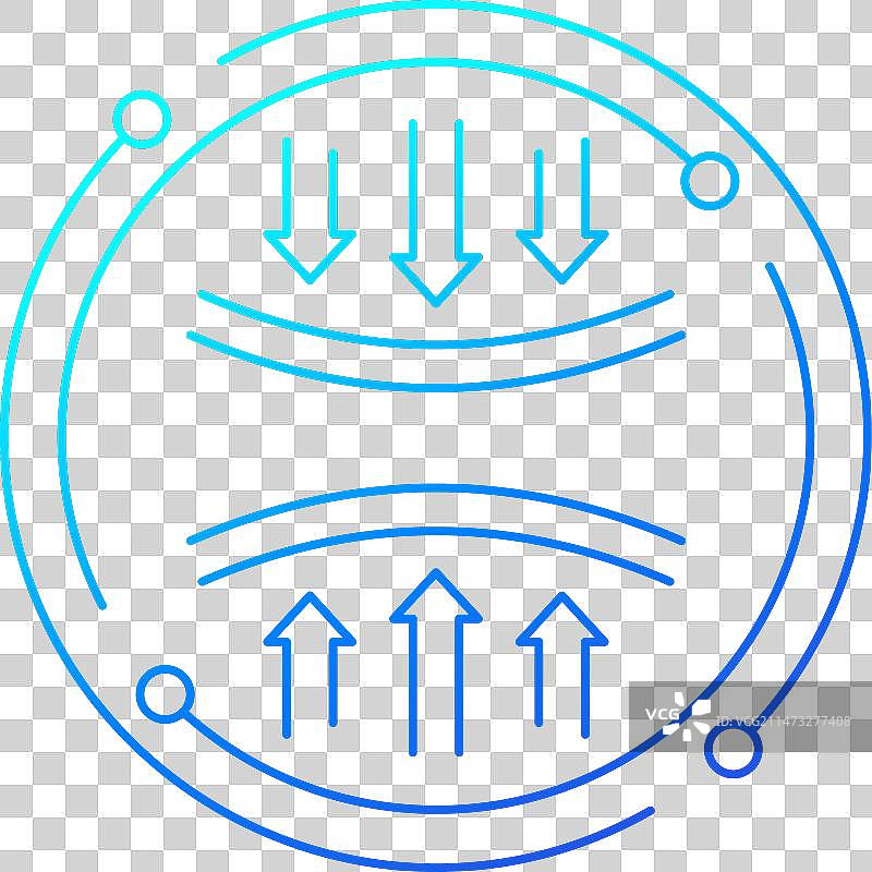 压缩图标线性设计图片素材
