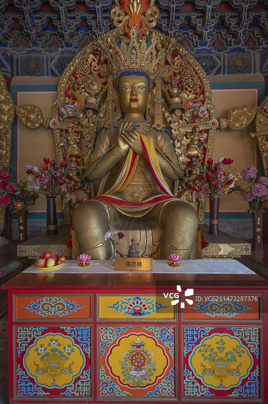 北京西黄寺博物馆佛像神像雕塑图片素材