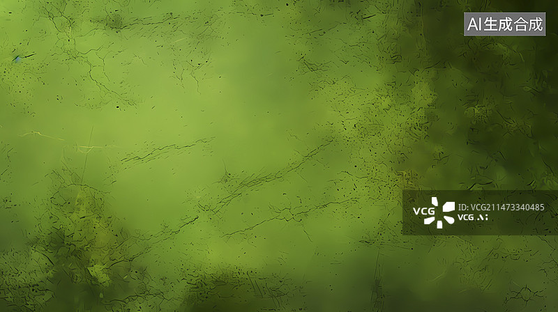 【AI数字艺术】数码复古绿色纹理图形海报背景图片素材