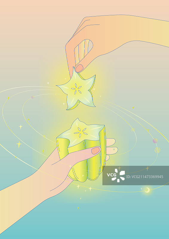 水果星球-杨桃图片素材