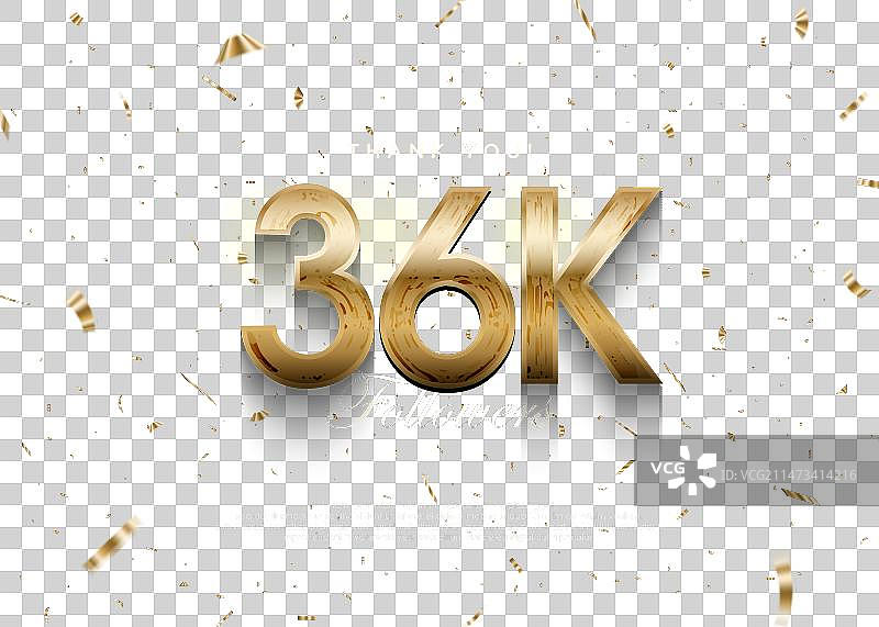 感谢关注者3.6万背景问候图片素材