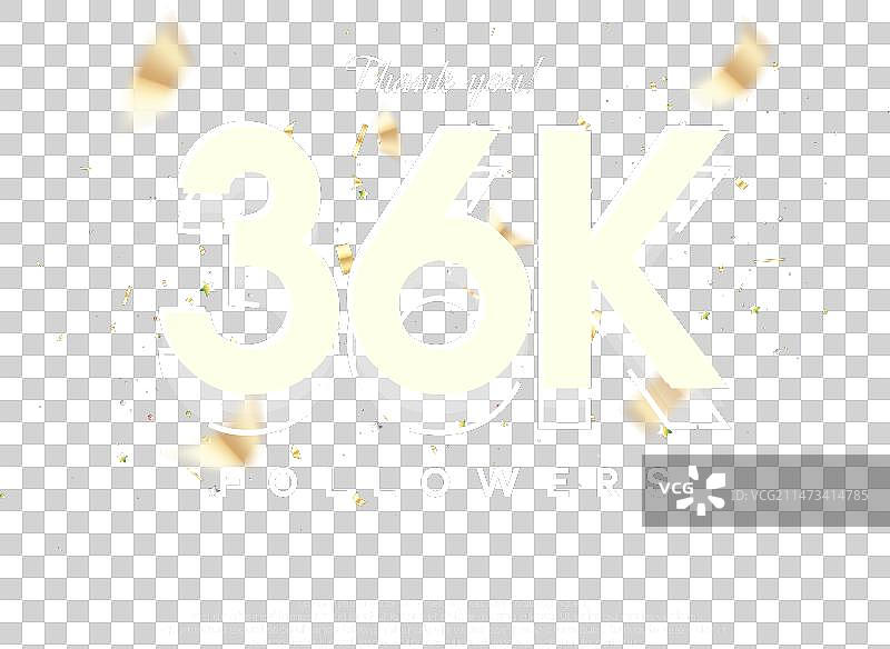 庆祝3.6万粉丝的现代设计图片素材