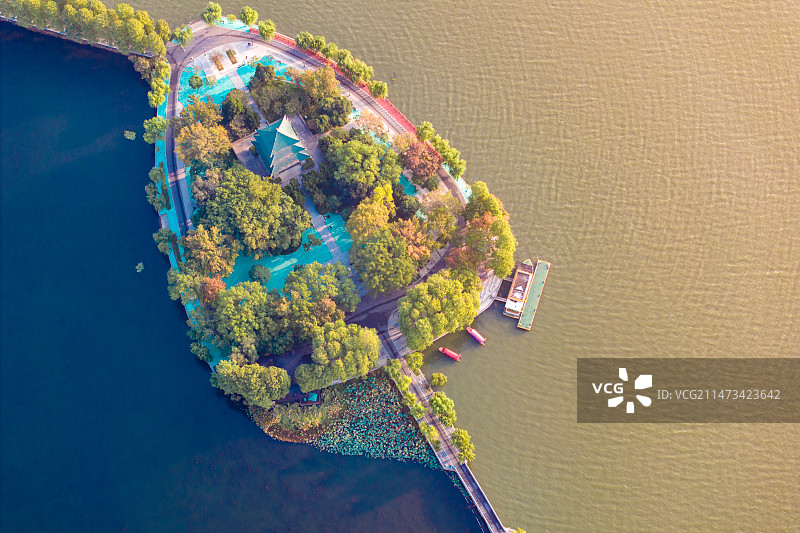 东湖湖心阁图片素材