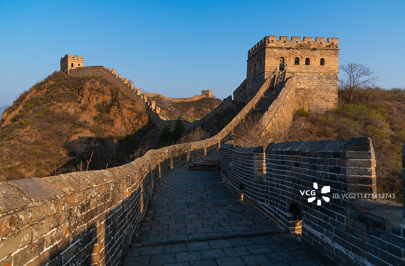 独特的金山岭长城图片素材