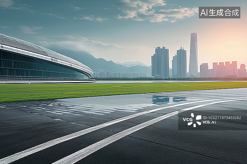 【AI数字艺术】新能源汽车背景图图片素材