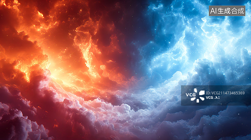 【AI数字艺术】冰与火之歌图片素材