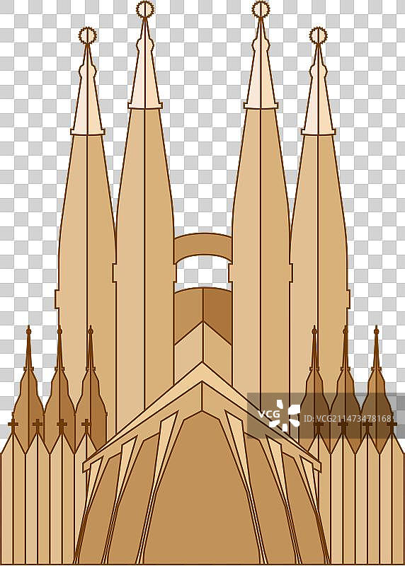 圣家族大教堂图片素材