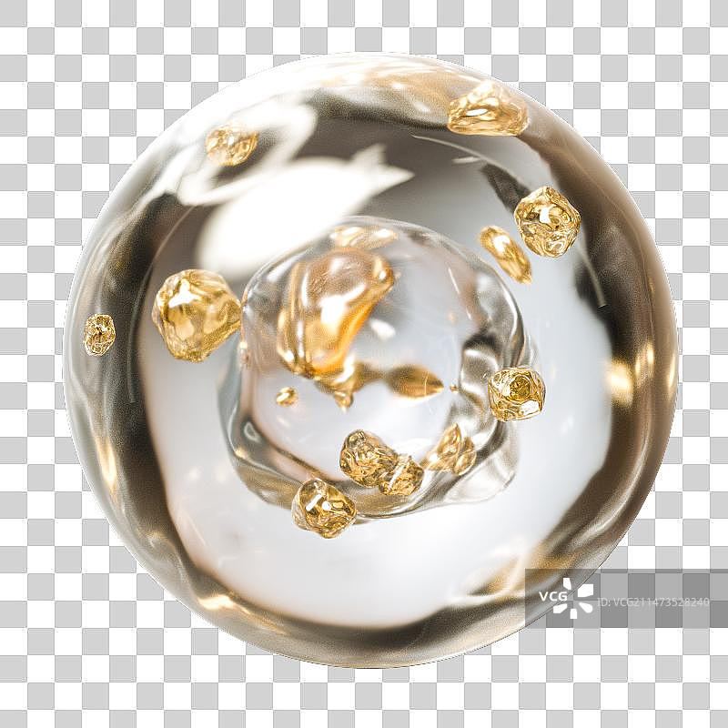 化妆品精华液体气泡内部分子 DNA 水溅背景上的液体气泡 3d 渲染图片素材