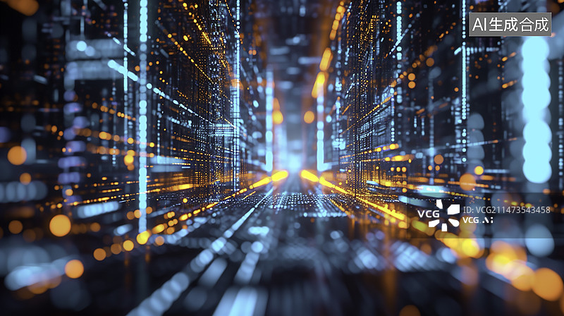 【AI数字艺术】技术背景。大数据空间技术图片素材