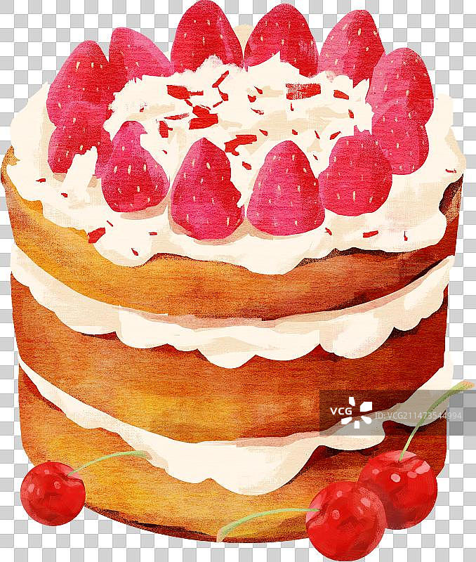 水果蛋糕图片素材
