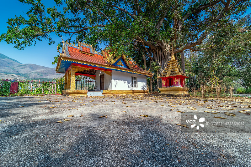 云南西双版纳打洛镇边境金三角景区图片素材