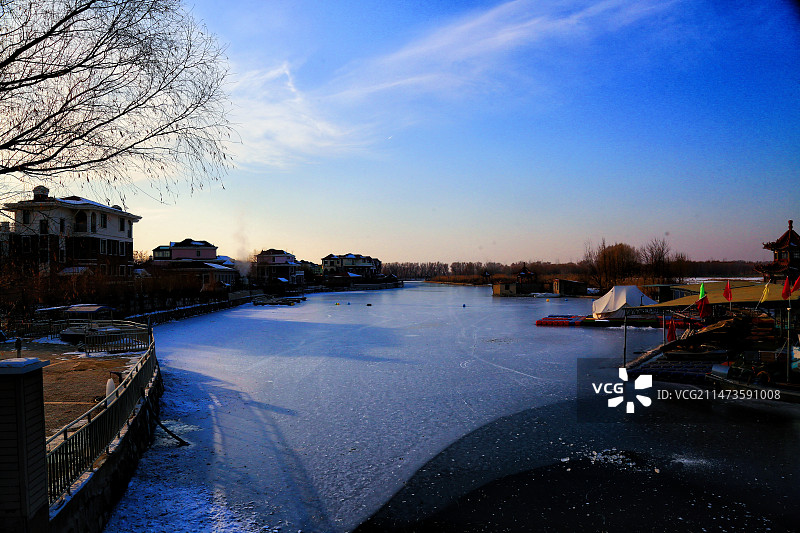 华北明珠白洋淀雄安新区雄县温泉城 （温泉城）图片素材