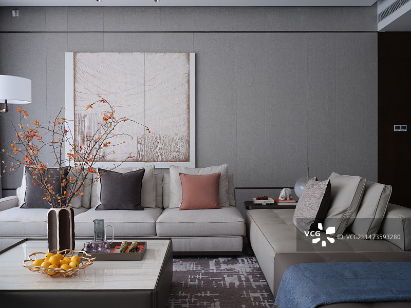 现代住宅客厅图片素材