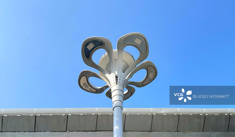 海南中国海花岛上的路灯图片素材