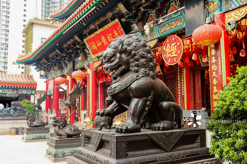 香港黄大仙图片素材