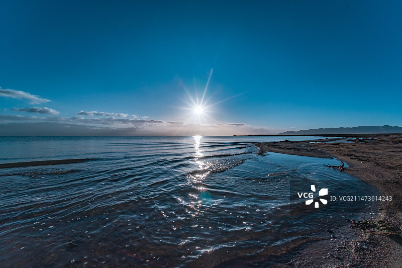 小柴旦湖图片素材