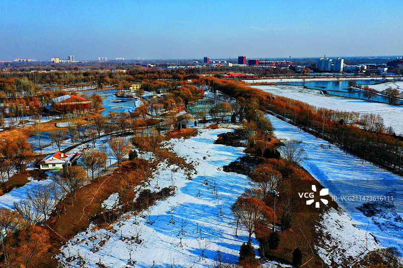 华北明珠白洋淀雄安新区雄县温泉城 （温泉城）图片素材