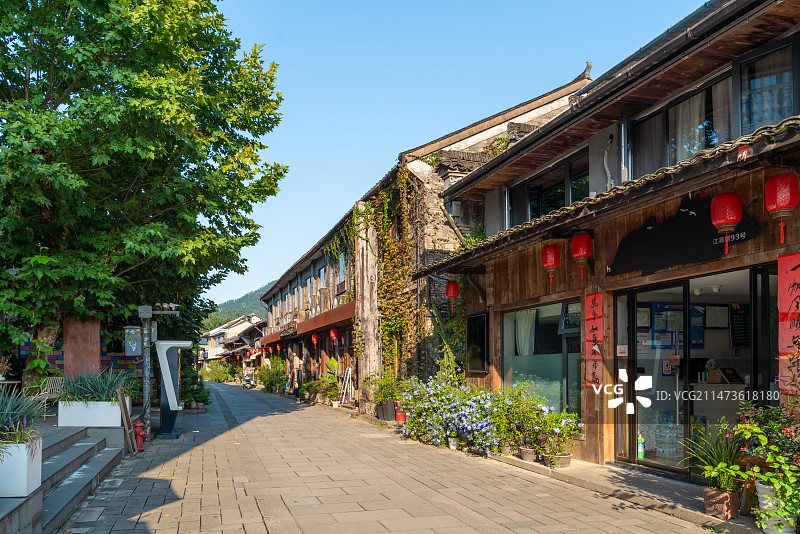 浙江丽水古堰画乡风景图片素材