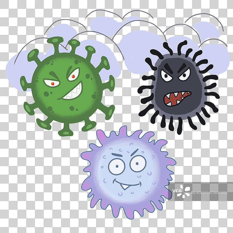 流感病毒来袭图片素材