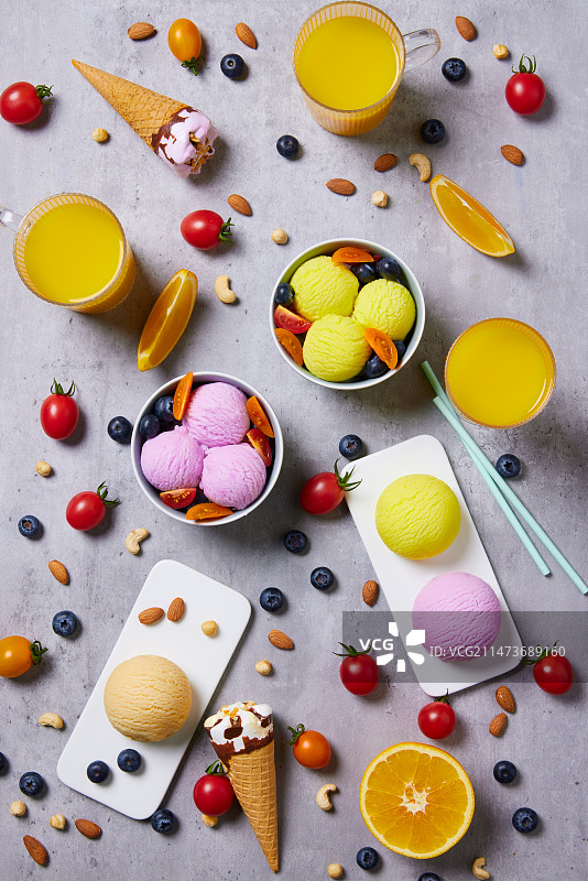 雪糕球甜品图片素材