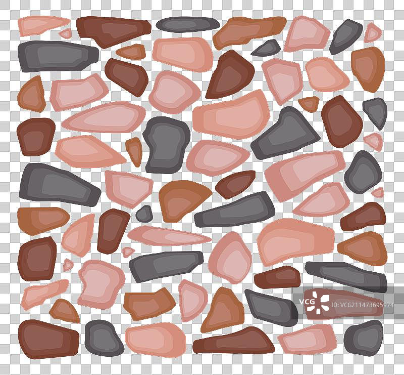 抽象方形背景。彩色立体感。图片素材